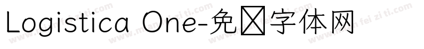 Logistica One字体转换